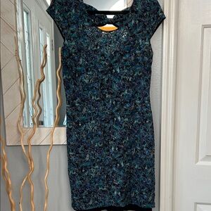 Free People Blue and Black Mini Dress